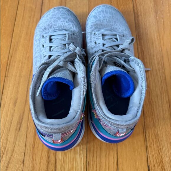 Nike Zoom LeBron NXXT Gen Wolf Grey Blue Lightning Pink size 8 - Picture 7 of 10